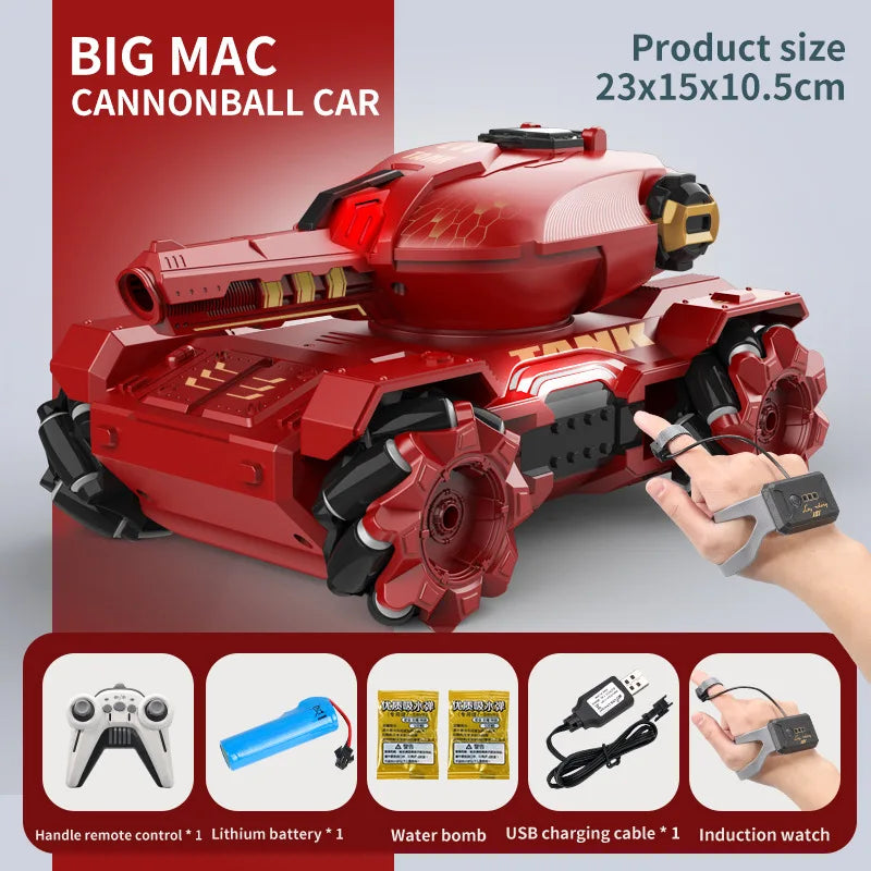 Battle RC CAR RC Tank Water Bullets Bomb Car Battle Game Fun Interactive 2.4G 4WD Remote Control Electric Water Bomb Tank Toys