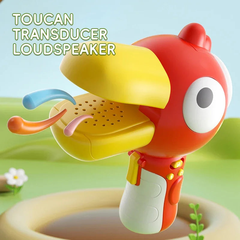 Children's Parent Child Early Education Puzzle Toys Recording Big Mouth Bird Creative Voice Changing Speaker Fun Toys Fun Gifts