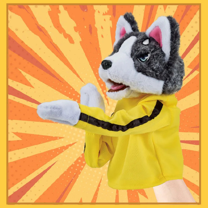 Fun-filled Toy Animals with Playful Husky Boxing Dogs Perfect Gifts for Celebrating Holiday and Birthday with Friend Gettogether