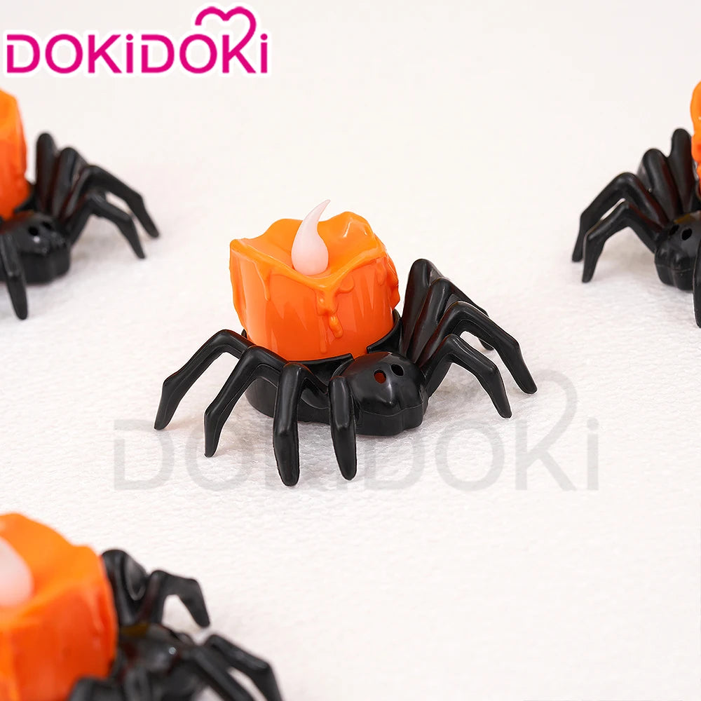 Halloween Spider Candle DokiDoki Cosplay Props Spider Candle Halloween Decoration Accessories Party Props