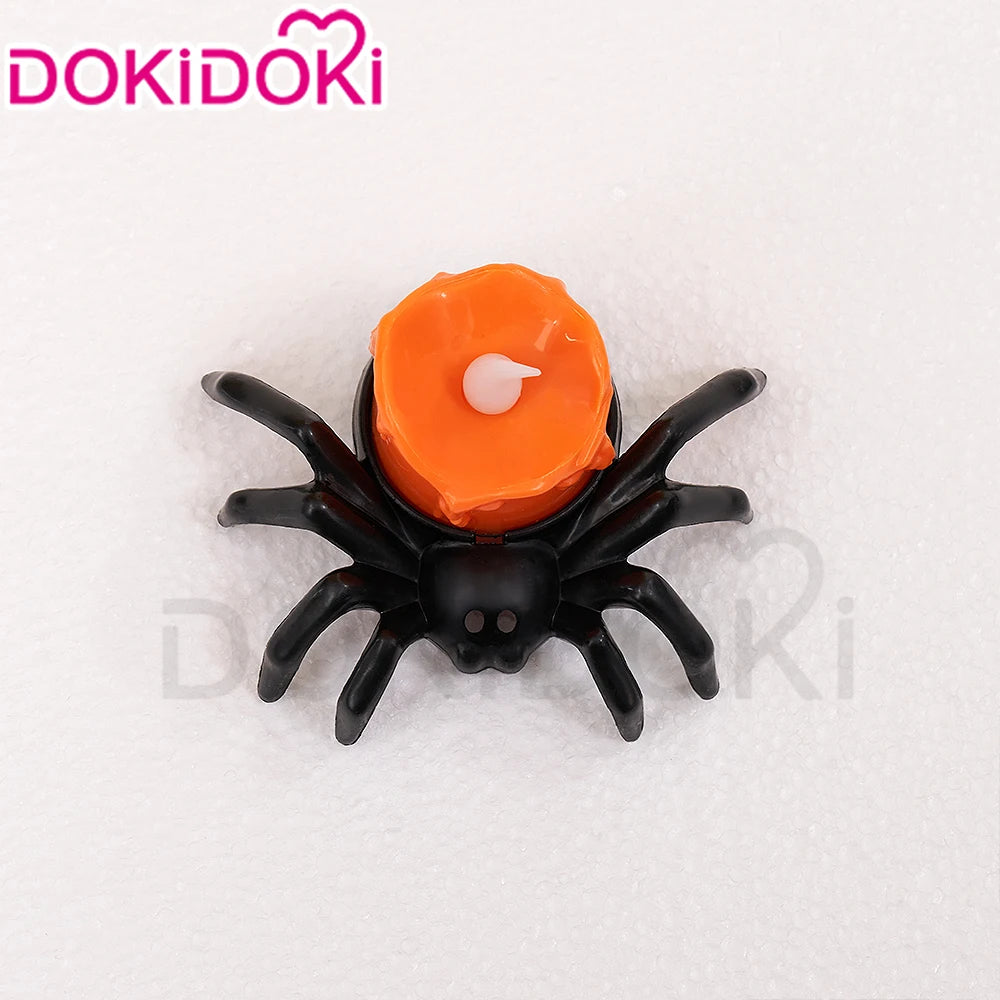 Halloween Spider Candle DokiDoki Cosplay Props Spider Candle Halloween Decoration Accessories Party Props