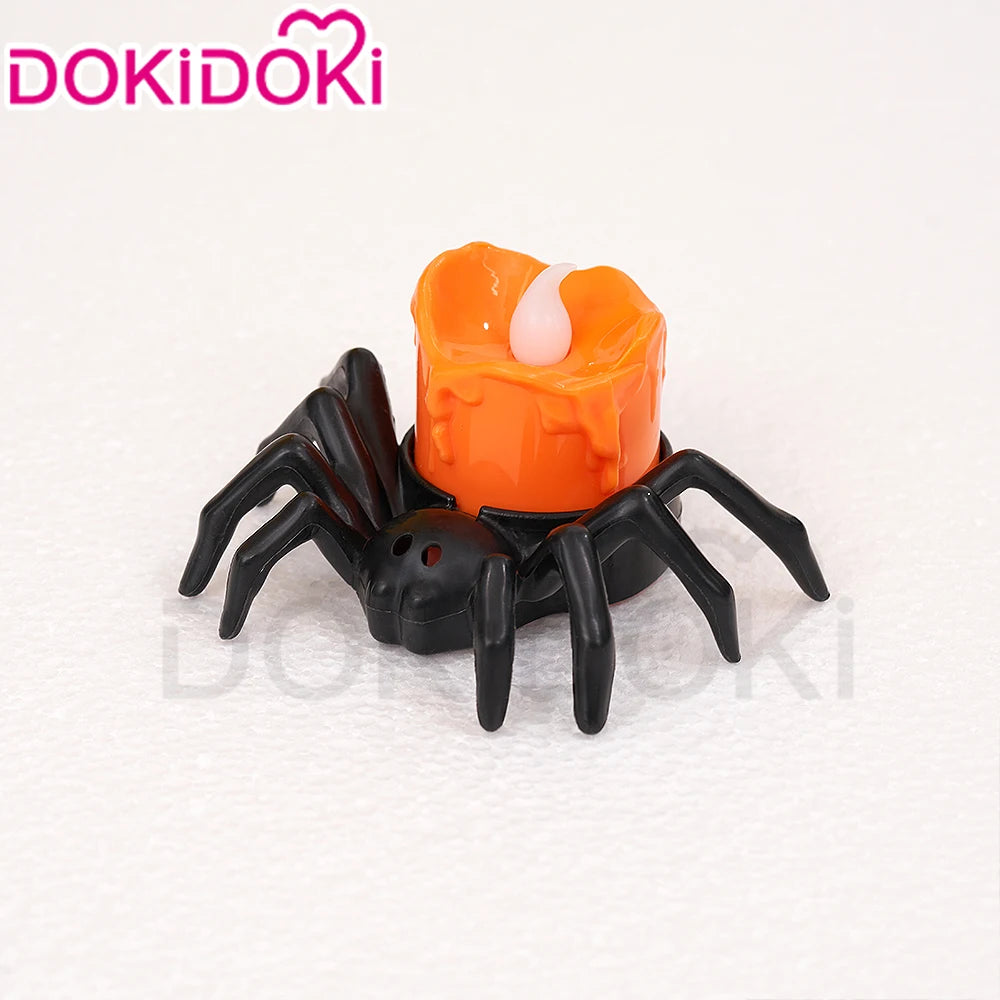 Halloween Spider Candle DokiDoki Cosplay Props Spider Candle Halloween Decoration Accessories Party Props