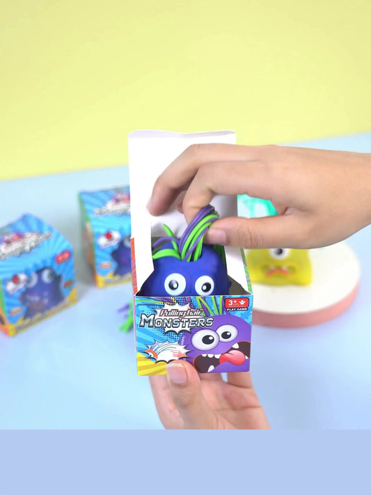 Pulling hair will make little monsters relieve stress and vent New and unique children's puzzle toys scream