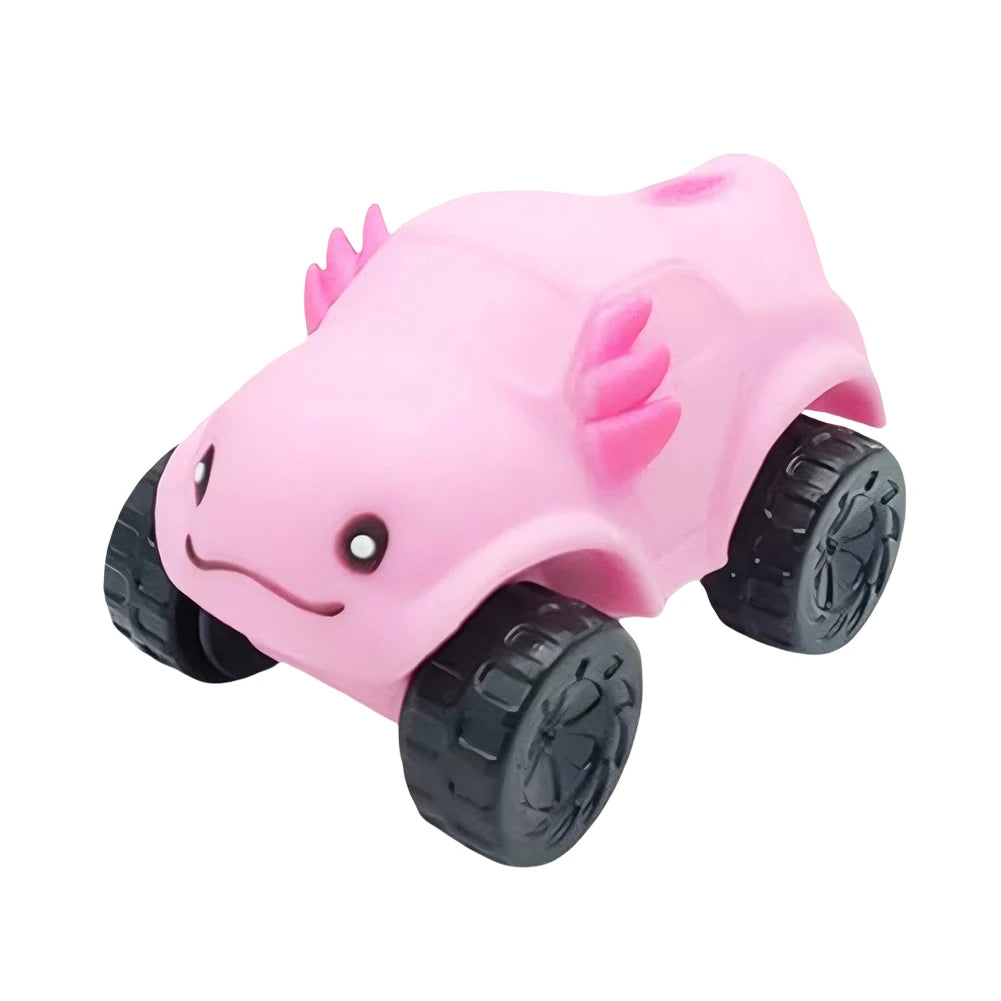 Stretch Car Toy Novelty Pinch and Pressable Slow Rebound Car Toy Decompression Sliding Car for Adults Kids