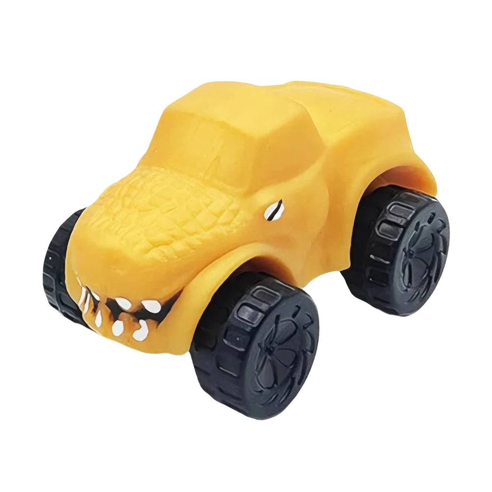 Stretch Car Toy Novelty Pinch and Pressable Slow Rebound Car Toy Decompression Sliding Car for Adults Kids