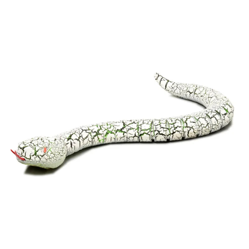 Tricky Toys RC Snake Toy Long Rechargeable Remote Control Snake Toy Realistic Black for Kids Play Toys For Children